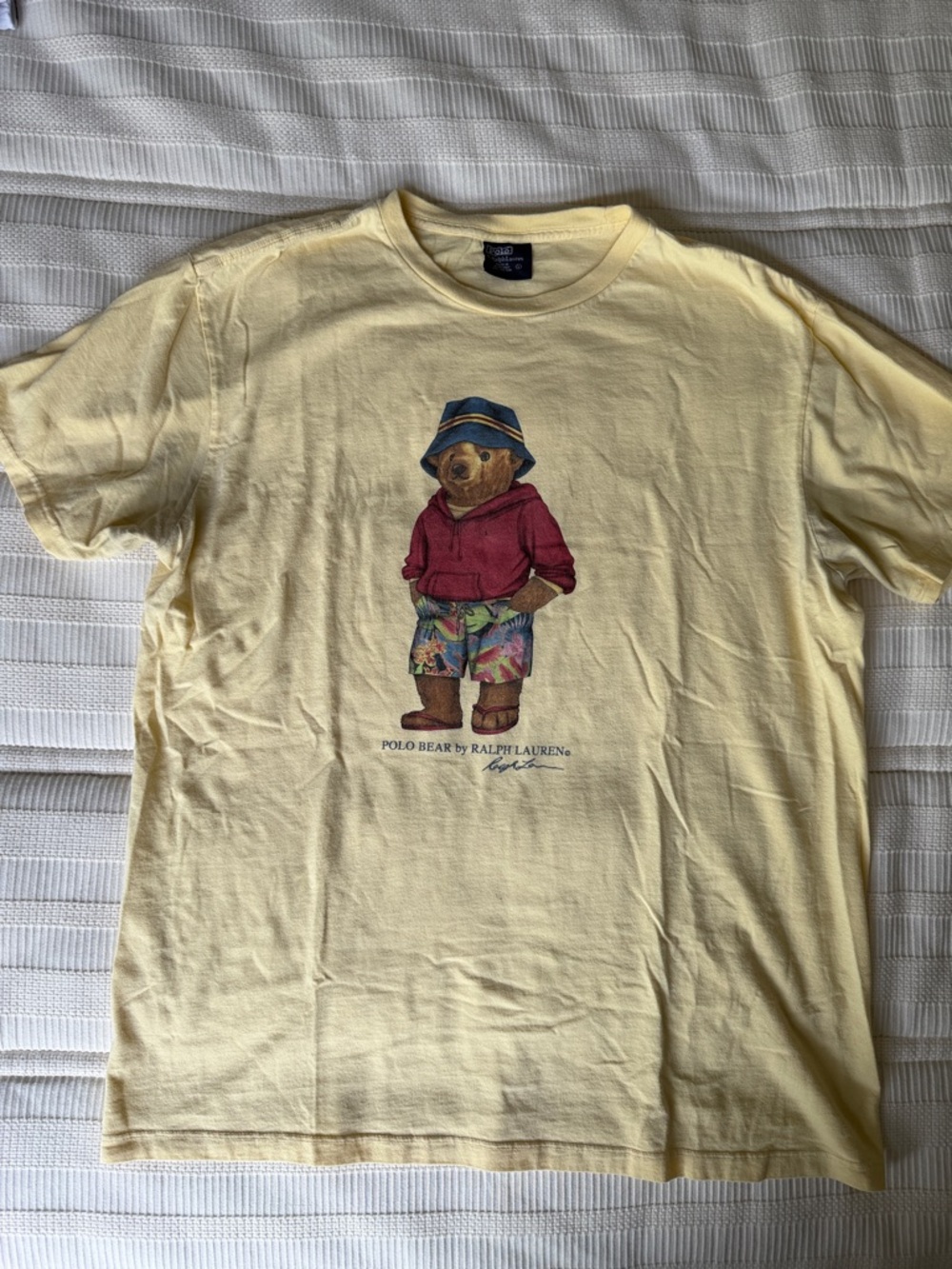 Polo by Ralph Lauren Yellow Polo Bear Graphic Tee